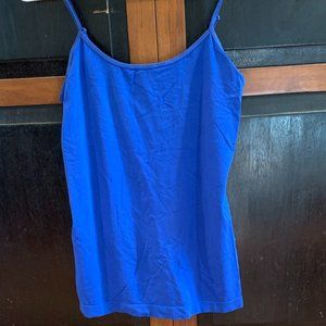 NWOT - SO blue tank top - L